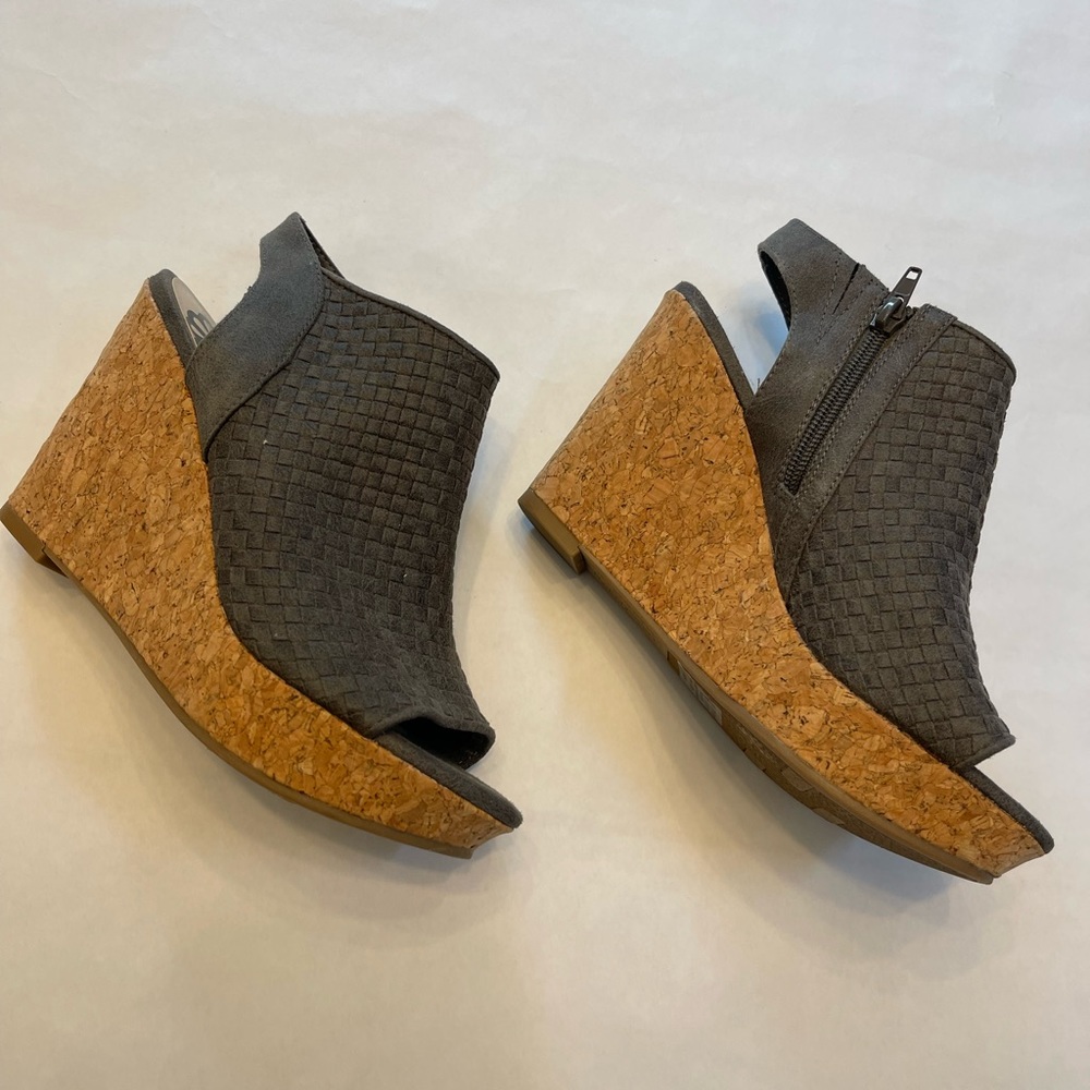 Fergalicious cork wedge platform sandals. NWOT